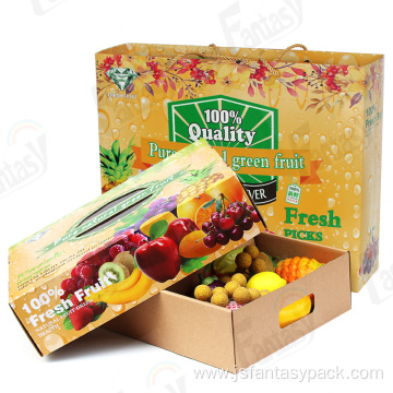 Custom Vegetable Fruit Packing Carton Box